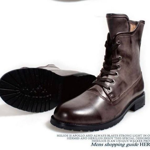 Оригинальные мужские ботинки без меха HERILIOS