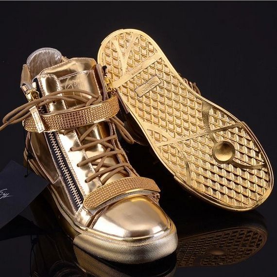 Sneakers Giuseppe Zanotti Gold, Unisex