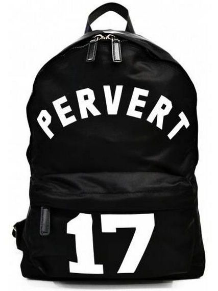 Рюкзак  'PERVERT 17' черного цвета