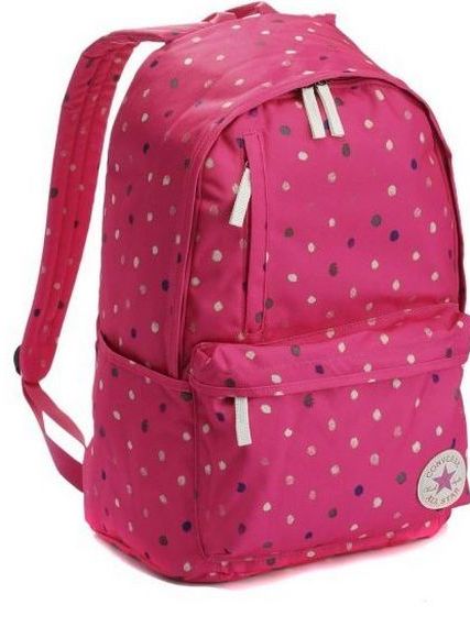Converse backpack spot pink