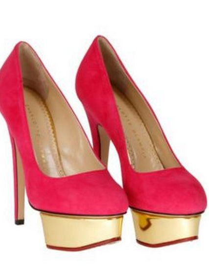 Туфли на каблуке от CHARLOTTE OLYMPIA 'Dolly' Pink