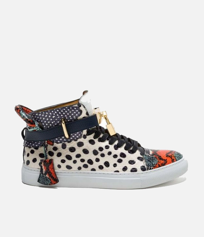 Buscemi 100mm Piton Print Sneakers Unisex