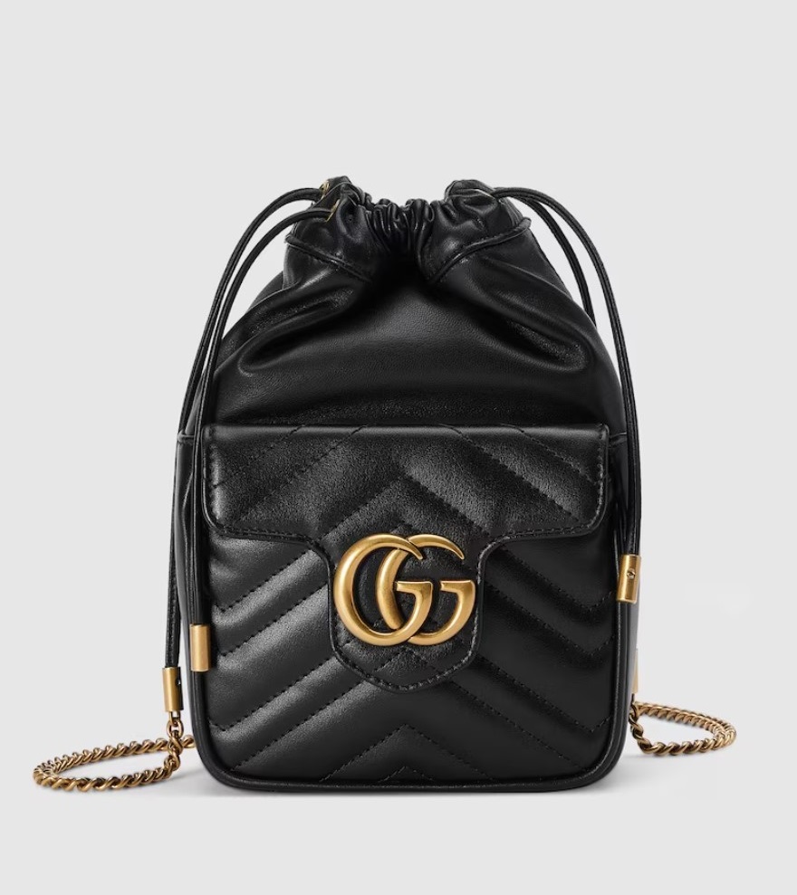 Gucci marmont mini 2025 bucket bag