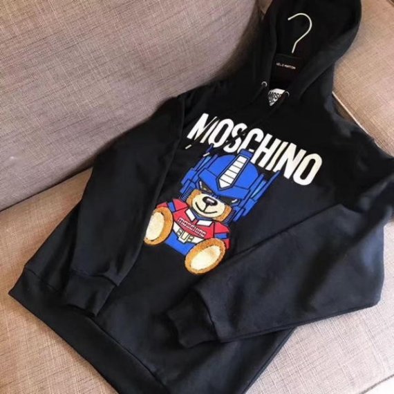 Moschino transformer hotsell bear hoodie